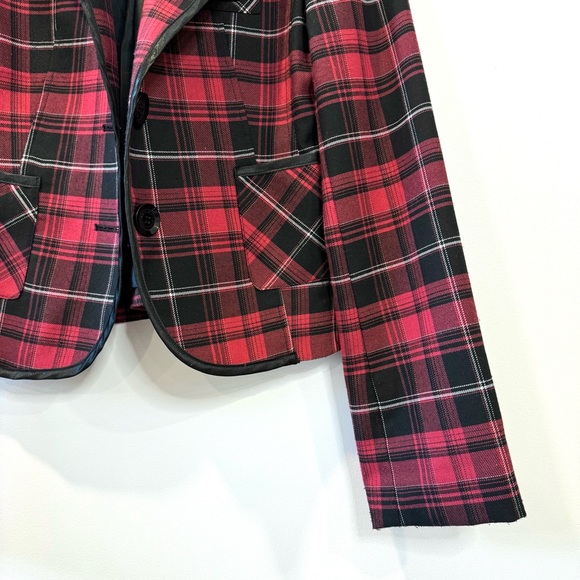 Makers of true Original Plaid Blazer / Red / M - Picture 4 of 11
